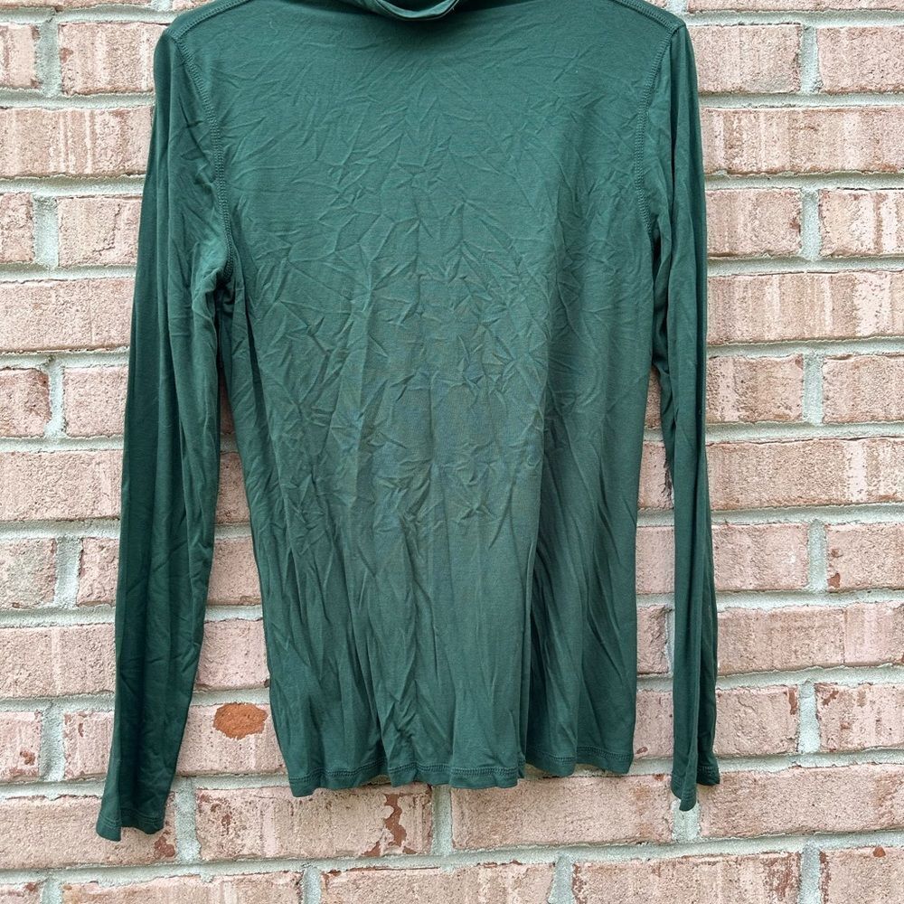 Ann Taylor Factory Mock Neck NWOT Green Women's Top